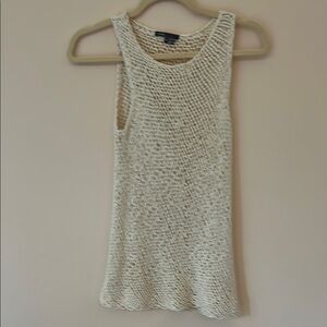 Vince woven cotton tank top